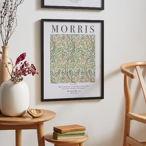 Sweet Briar by William Morris Framed Print Black