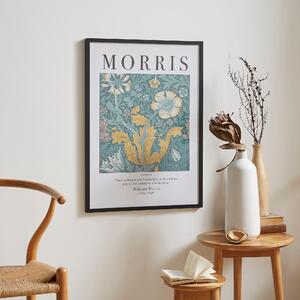 Compton by William Morris Framed Print Black