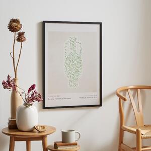 Vase Series No. 07 by William Morris Framed Print Black