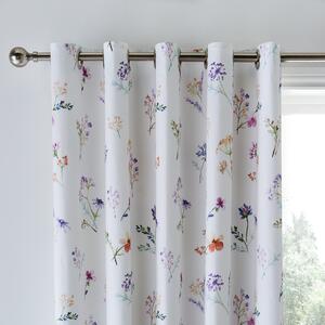 Springfield Floral Lilac Eyelet Curtains Lilac
