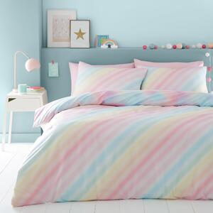 New Ombre Duvet Cover and Pillowcase Set MultiColoured