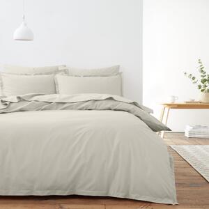 100% Organic Cotton Duvet Cover and Pillowcase Set Natural