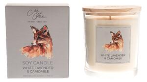 Meg Hawkins White Lavender & Chamomile Fox Candle Natural