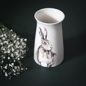 Ceramic Hare Vase White