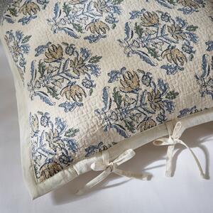 Dorma Deauville 100% Cotton Patchwork Pillow Sham Blue
