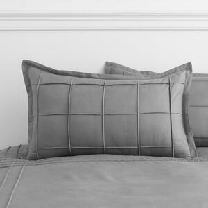 Jessa Pintuck Oxford Pillowcase Charcoal