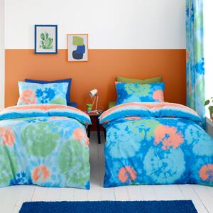 Ombre Single Duvet Cover and Pillowcase Set Blue