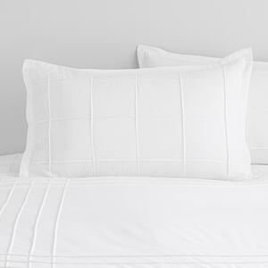 Jessa Pintuck Oxford Pillowcase White