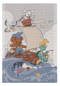 Ekelund Linneväveri Fisketur kitchen towel 35x50 cm Multi