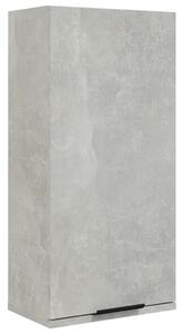 Wall-mounted Bathroom Cabinet Concrete Grey 32x20x67 cm
