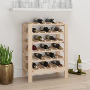Wine Rack 61.5x30x82 cm Solid Wood Pine