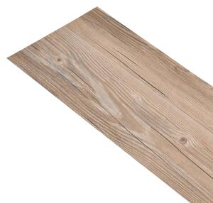 Non Self-adhesive PVC Flooring Planks 5.26 m² 2 mm Oak Brown