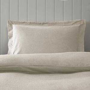 Soft & Cosy Luxury Brushed Cotton Oxford Pillowcase Light Brown