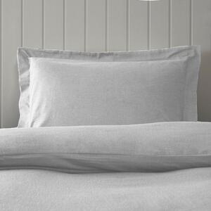 Soft & Cosy Luxury Brushed Cotton Oxford Pillowcase Grey