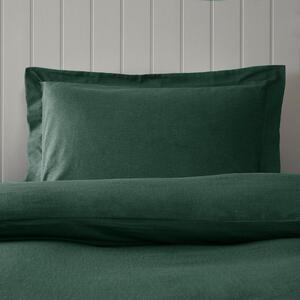 Soft & Cosy Luxury Brushed Cotton Oxford Pillowcase Green