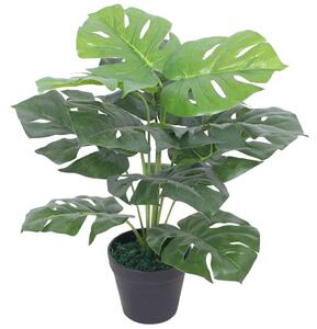 Artificial Monstera Plant with Pot 45 cm Green