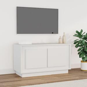 TV Cabinet White 80x35x45 cm Engineered Wood