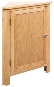 Corner Cabinet 59x45x80 cm Solid Oak Wood