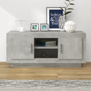 TV Cabinet Concrete Grey 102x35x45 cm Engineered Wood