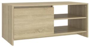 Coffee Table Sonoma Oak 102x50x45 cm Engineered Wood