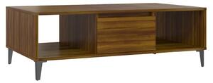 Coffee Table Brown Oak 103.5x60x35 cm Engineered Wood
