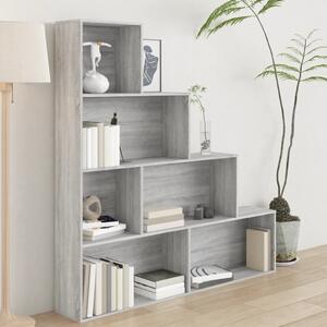 Book Cabinet Grey Sonoma 155x24x160 cm