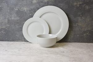 Purity Rim 12 Piece Dinner Set White