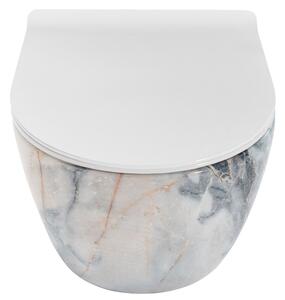 Toilet bowl Rea Carlos Slim Granit Shiny