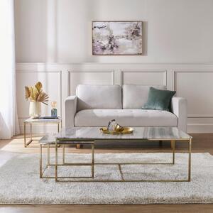 Edie Nest of 3 Coffee Tables, Real Marble