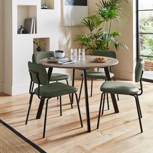 Maven 4 Seater Round Dining Table