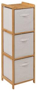 Tissa White 3 Box Storage Unit