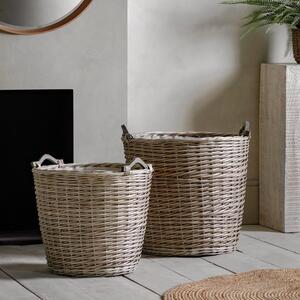 Set of 2 Dara Jumbo Storage Baskets