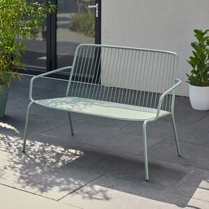 Steel Lilypad Garden Bench