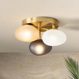 Pebble 3 Light Flush Ceiling Light