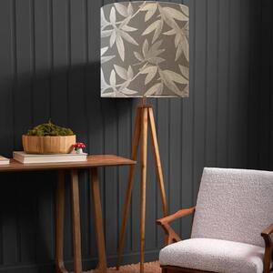 Aratus Tripod Floor Lamp with Silverwood Shade