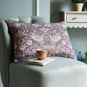 William Morris At Home Strawberry Thief Piped Cushion