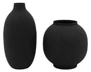 Set of 2 Damita Asymmetric Metal Vases