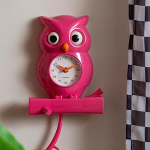 Karlsson Owl Pendulum Wall Clock