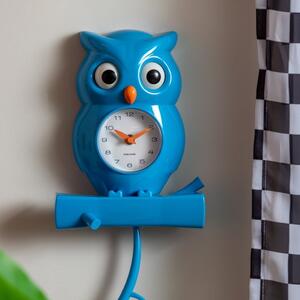 Karlsson Owl Pendulum Wall Clock