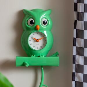 Karlsson Owl Pendulum Wall Clock