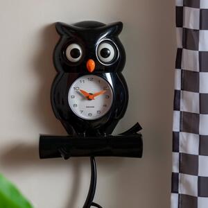 Karlsson Owl Pendulum Wall Clock