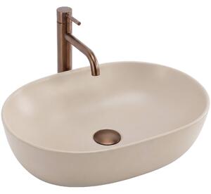 Countertop Washbasin Rea Lisa Mocca Matt