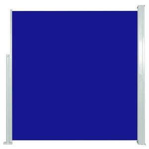 Retractable Side Awning 140 x 300 cm Blue