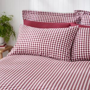 Portloe Gingham Woven Cotton Standard Pillowcase Pair