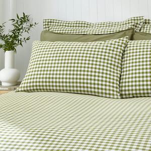 Portloe Gingham Woven Cotton Standard Pillowcase Pair