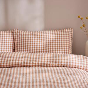 Portloe Gingham Woven Cotton Standard Pillowcase Pair