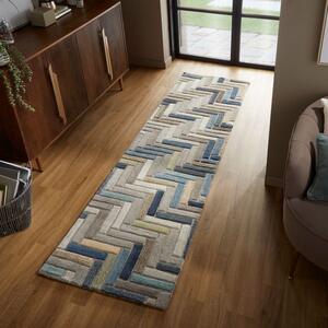 Russo Wool Geometric Modern Runner