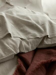 Oatmeal Linen Blend Flat Sheet | Single | Piglet in Bed