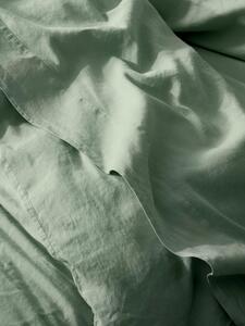 Sage Green Linen Blend Flat Sheet | Single | Piglet in Bed