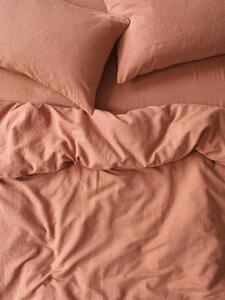 Warm Clay Linen Blend Duvet Cover | Single | Piglet in Bed